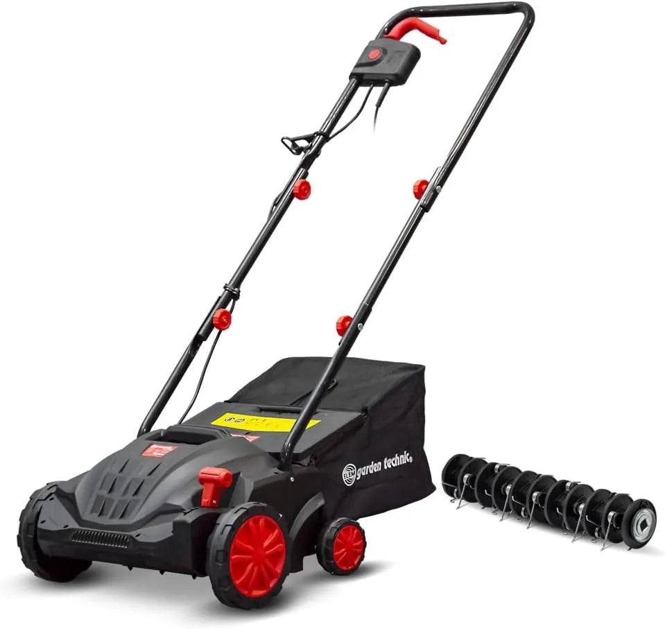 Vertikutierer – 2-in-1, 32 cm, 30 L, 1500 W, für die Gartenpflege, grün