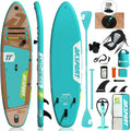 Aufblasbares 11' SUP Board mit Zubehörset, 34 Zoll Breite, Rutschfestes Deck, Für Erwachsene und Jugendliche