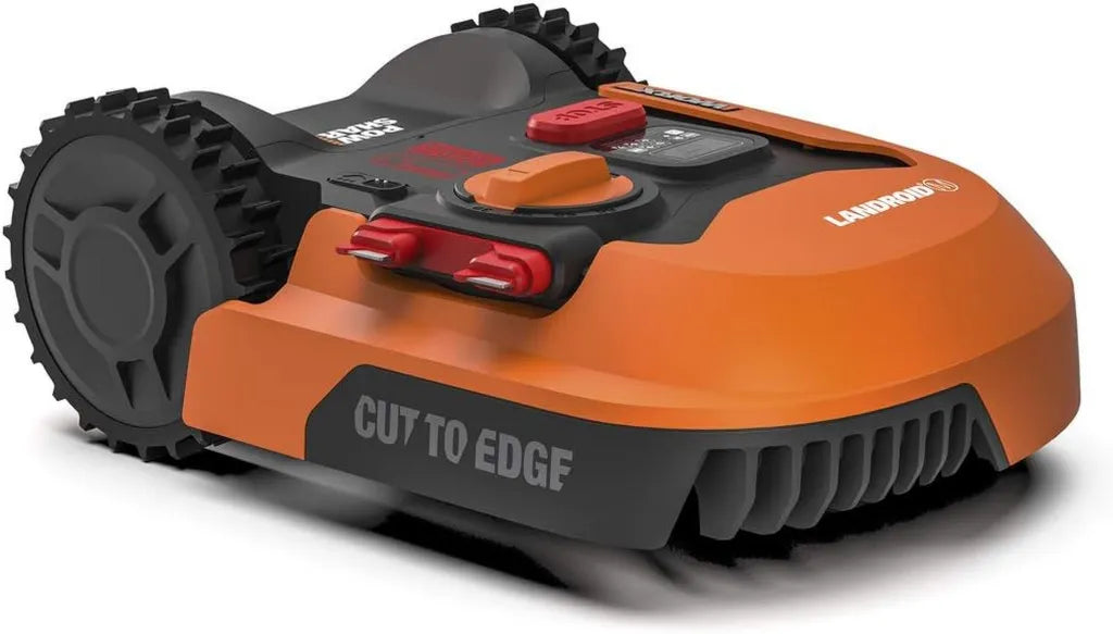 WORX Landroid L WR155E Mähroboter für große Flächen, Automatischer Rasenmäher, 2000 m², Orange