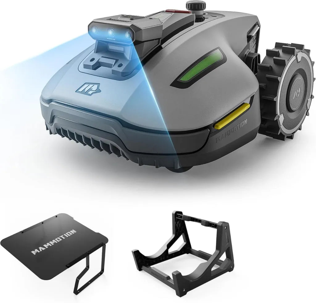 MAMMOTION YUKA Mini 2 Mähroboter 500 m² mit AI-Technologie und Garage