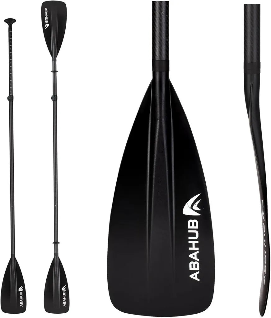 Abahub 2-in-1 Verstellbares Carbon SUP & Kajak Paddel, Leichtes Design in Verschiedenen Farben