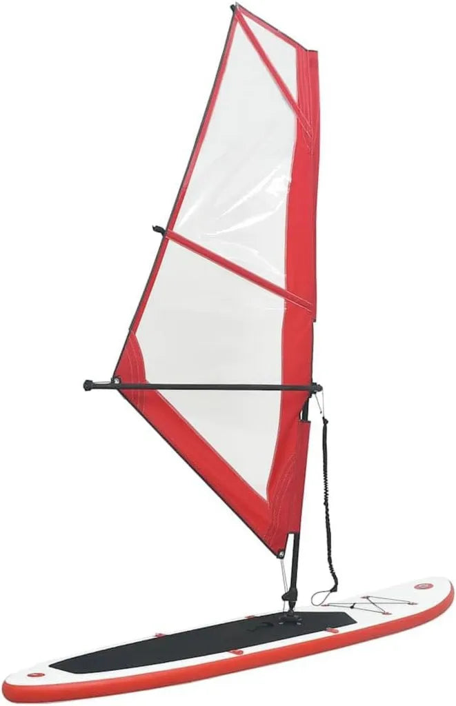 Aufblasbares SUP-Set mit Segel und Paddel von vidaXL