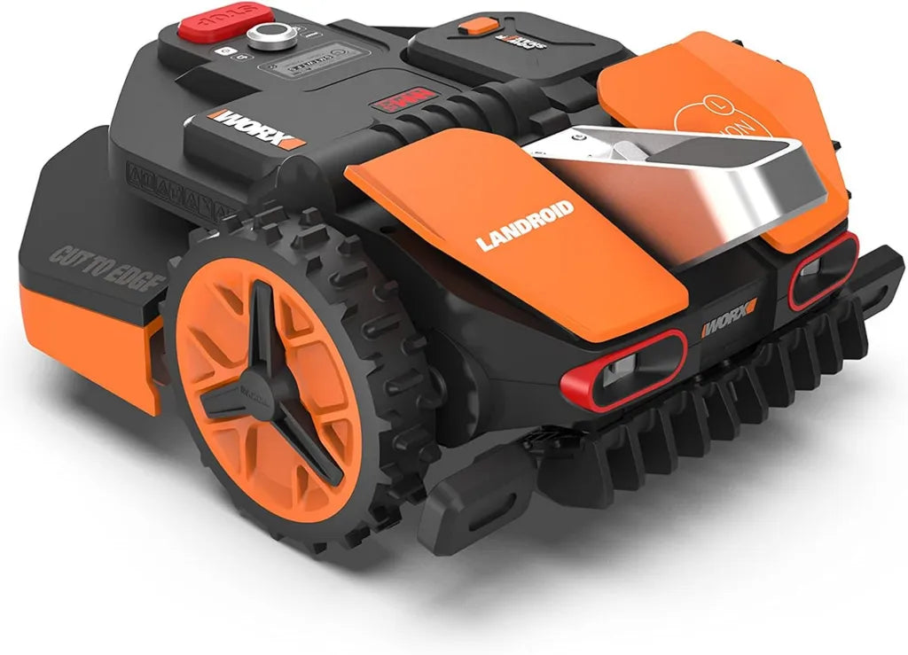 WORX Landroid Vision L1300 - Intelligenter Mähroboter ohne Kabel für 1300m² Gärten, WLAN & Bluetooth, KI Hindernisvermeidung, Igelschutz