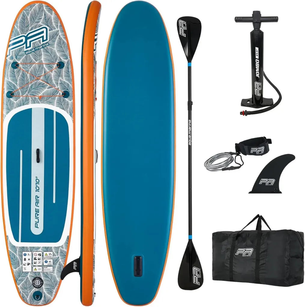 Aqua Marina Aufblasbares Pure Air SUP Board Küsten-Set