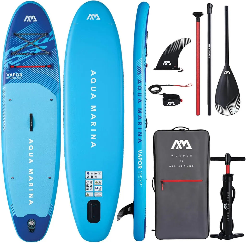 Aufblasbares Aqua Marina SUP-Set für vielseitiges Paddelvergnügen
