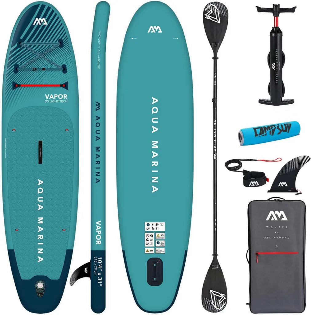 Aqua Marina Vapor 10'4' Aufblasbares Allround-SUP-Board für Einsteiger - Komplettset in Blau, Limitierte Edition