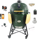 YNNI TQTT27GR Holz-Chip-Zufuhr für Kamado-Grill, 69,6 cm, Grün