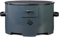 Tragbarer Pelletgrill 'Apache' mit 38 cm Stahlplatte, 6 mm Dicke - Anthrazitgrau