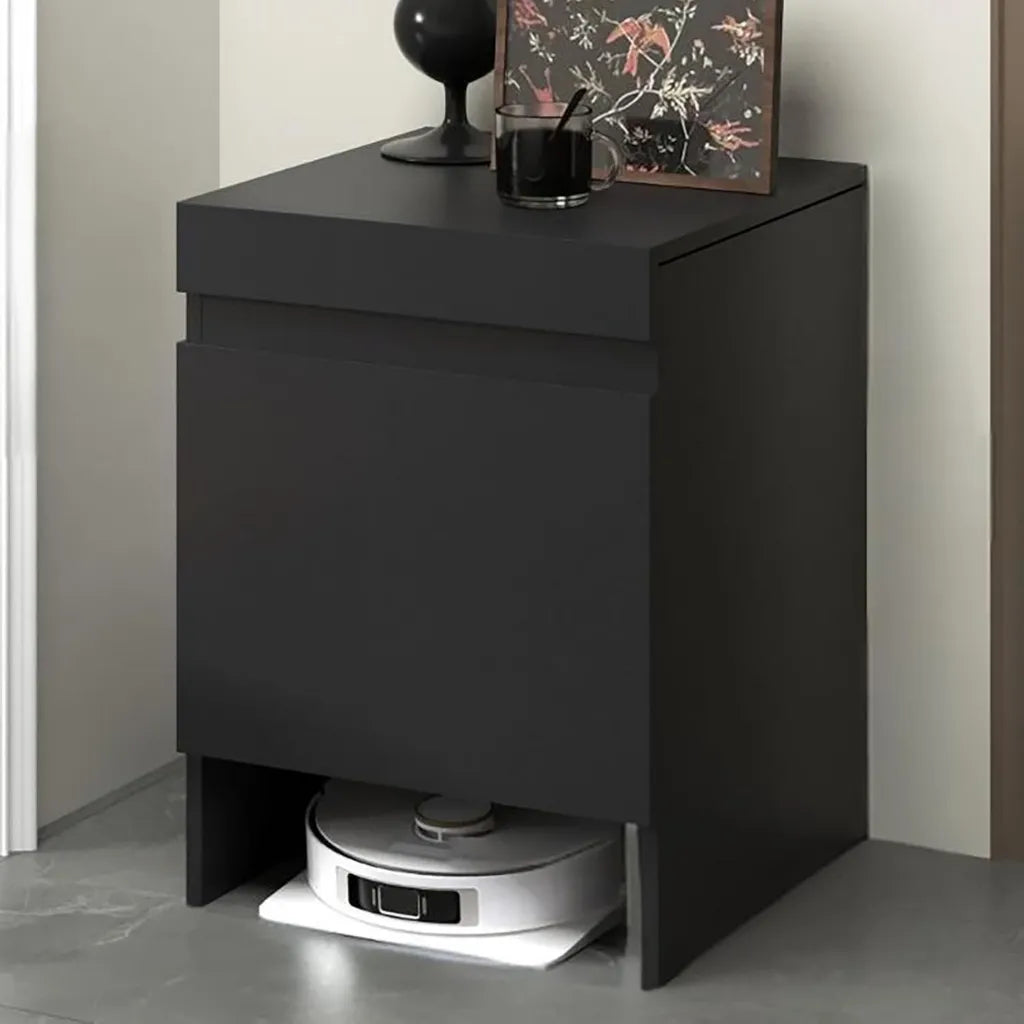 Moderner Stauraum-Roboter mit Türen, freistehendes Regal für Wohnzimmer, Büro und Küche