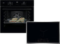 AEG BP1100B OIK85M00xB Backofen, AEG Set Backofen BP1100B + Induktionskochfeld OIK85M00xB