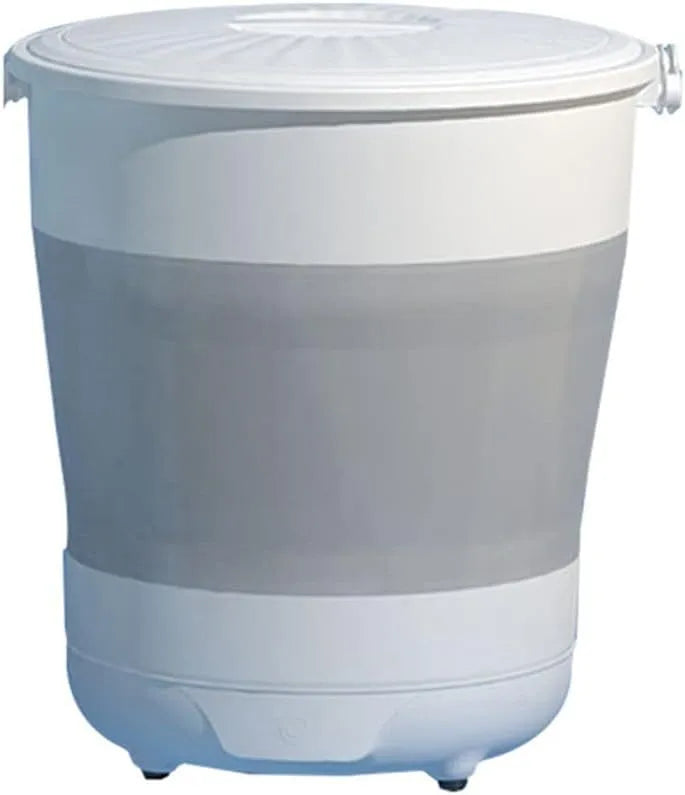 Waschmaschine, 5 L, tragbar, KANBUN 8, Mini tragbare Ultraschall-halbautomatische Schlafsaal-Reise-Unterwäsche-Wäsche-Klappwaschmaschine