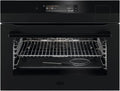 AEG KSK898230T Backofen, Dampf, Schwarz, AEG KSK898230T Kompakt-Dampfbackofen Matt Black