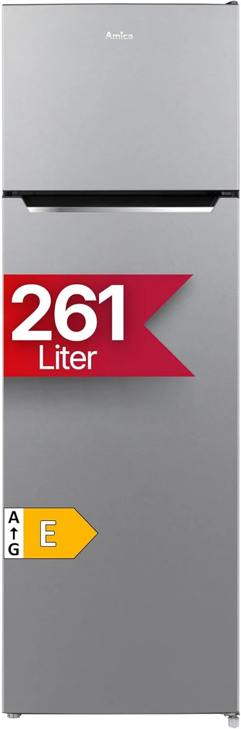 Amica Kühl-Gefrierkombination, 261 L, 169 x 54 x 55, 1 cm, Kühlschrank mit Gefrierfach