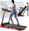 Laufband – einstellbare Steigung, klappbar, Bluetooth-Konnektivität, mit Display, 130 kg, 14 km/h