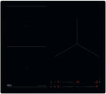 AEG TO63IQ0BIB Hob2Hood-System Induktionskochfeld, 60 cm, 3 Kochzonen, Induktionsplatte, Boost, Timer, rahmenlos, Schwarz, Einzel-Timer, FlexiPuder