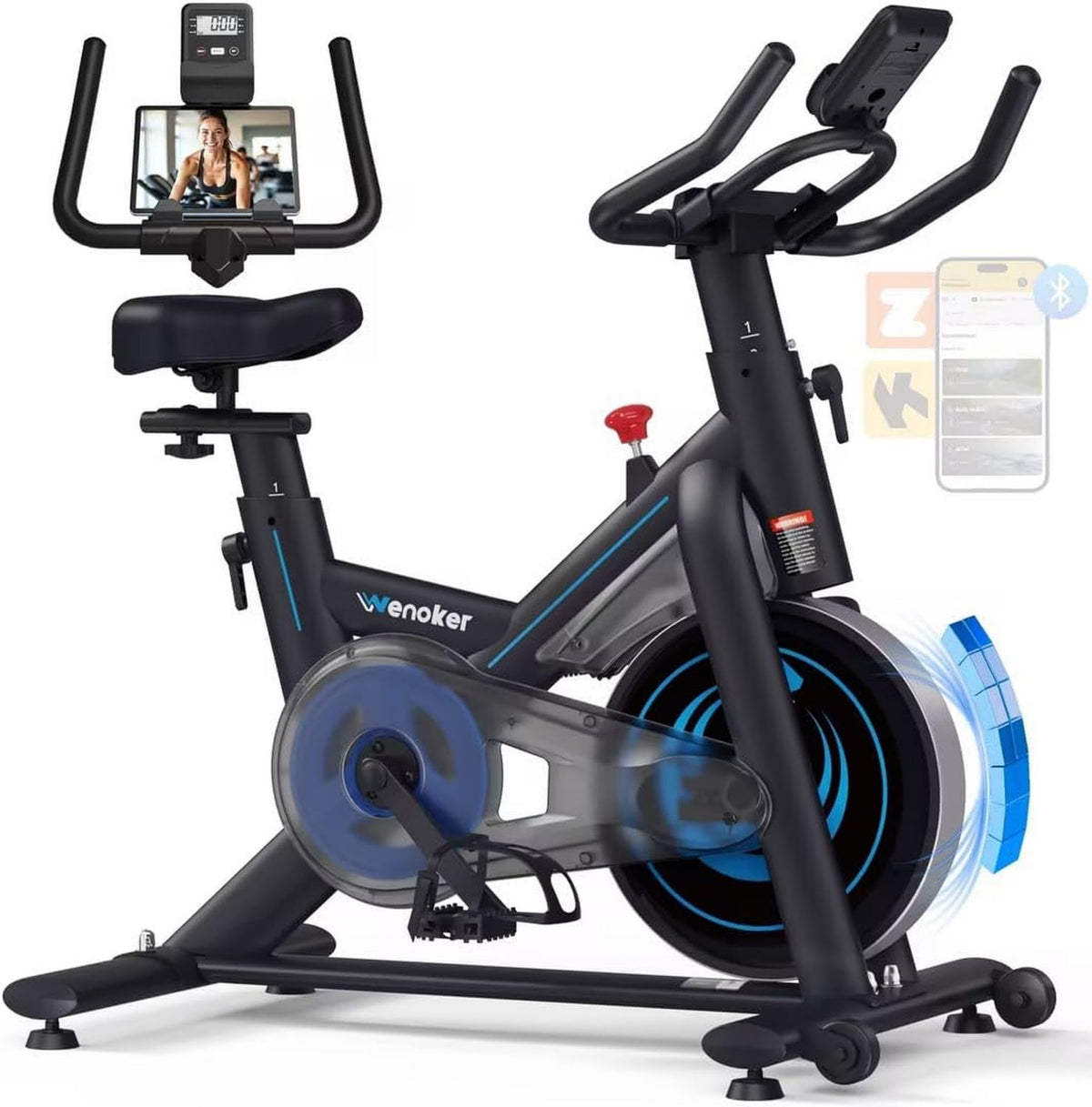 Heimtrainer - leiser Betrieb, 160 kg, Wenoker