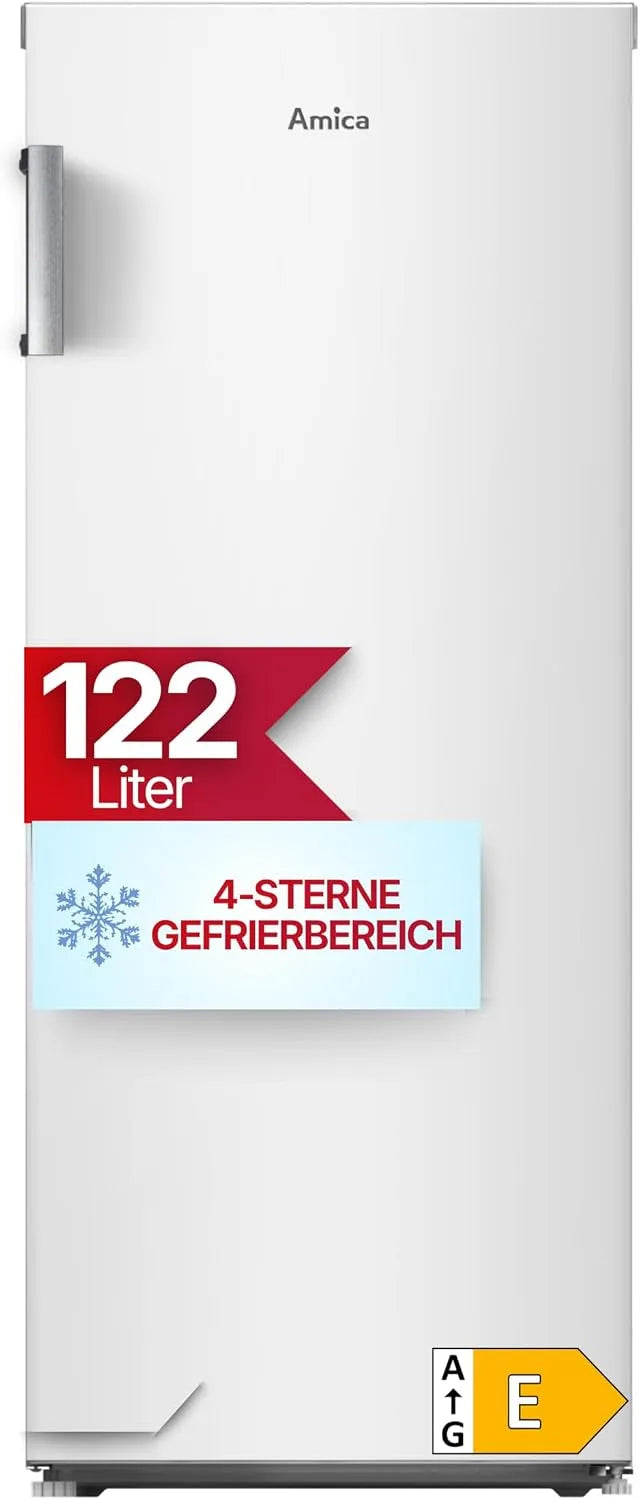 Amica Gefrierschrank, 122 L, 115, 5 x 47, 5 x 60, 5 cm, 105 W, No Frost, Gefrierfach, Tiefkühlschrank