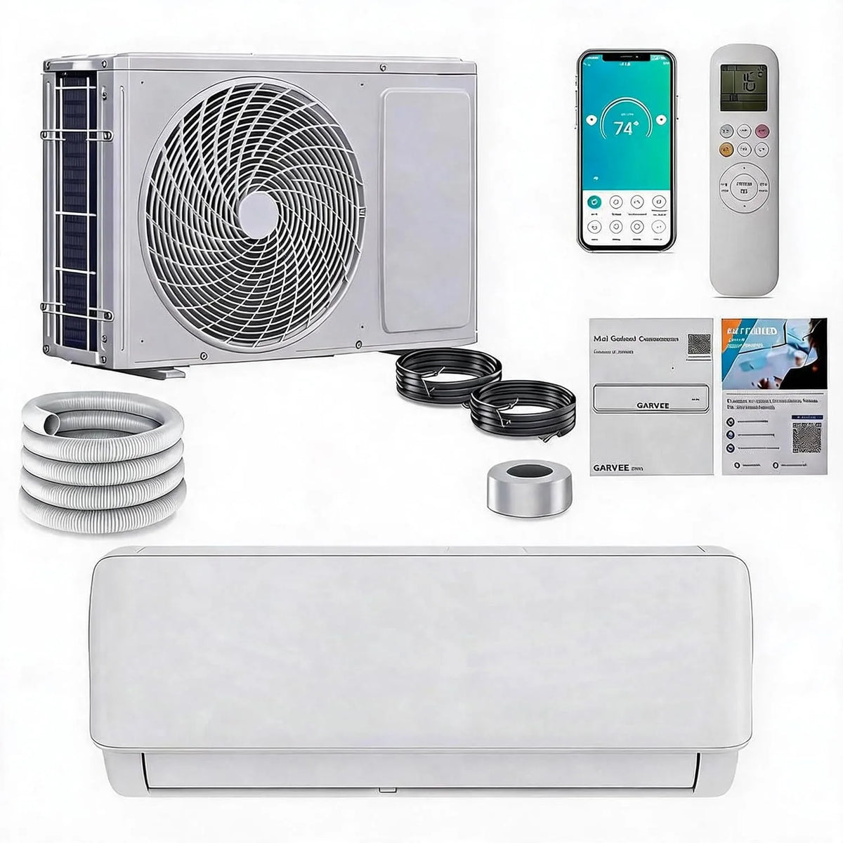 Klimaanlage, WLAN, Split Klimaanlage 24000 BTU mit WLAN