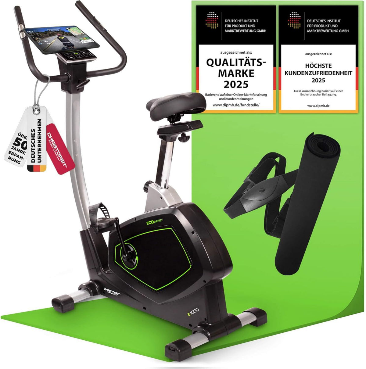 Heimtrainer – Bluetooth-Konnektivität, leiser Betrieb, 10kg, 150kg